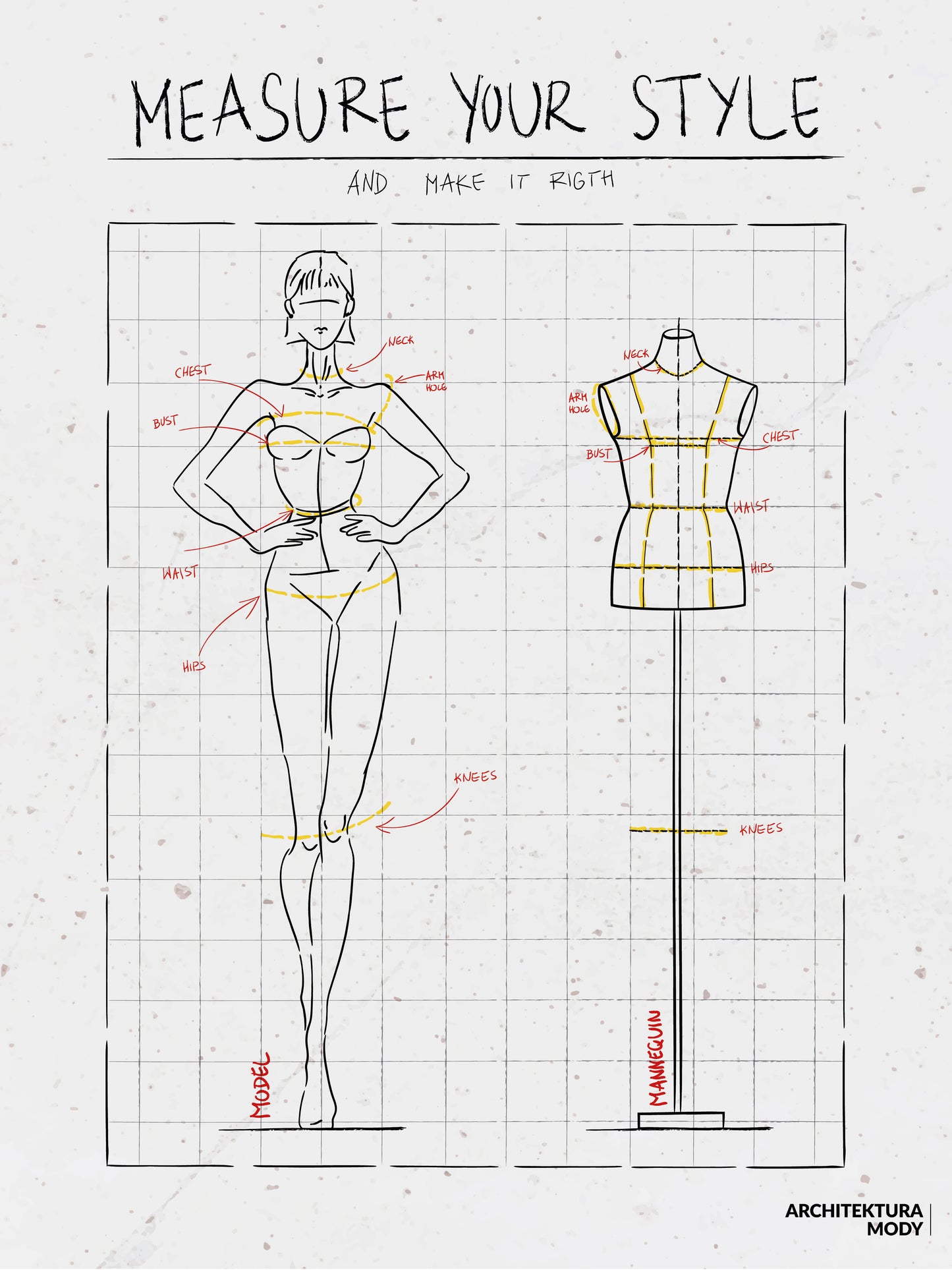 MEASURE YOUR STYLE biały